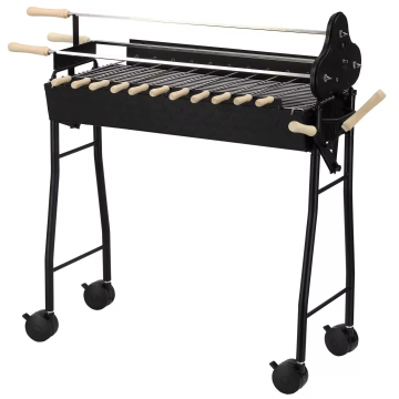 Movable FDA Certified Charcoal Grill with 11 Forks