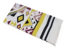 printing big size square viscose shawl pashmina