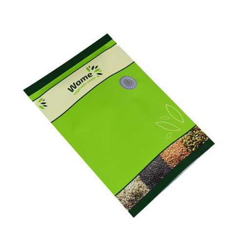 Paquete de Kraft compostable compostable para bolsa de semillas de flores