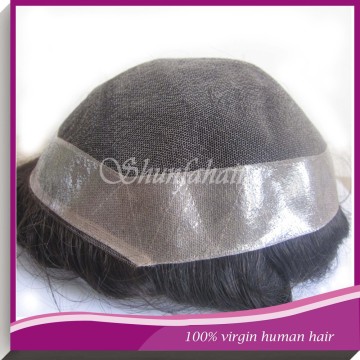 Afro wigs for black men,hair piece toupee for black men,fine welded mono toupee for men