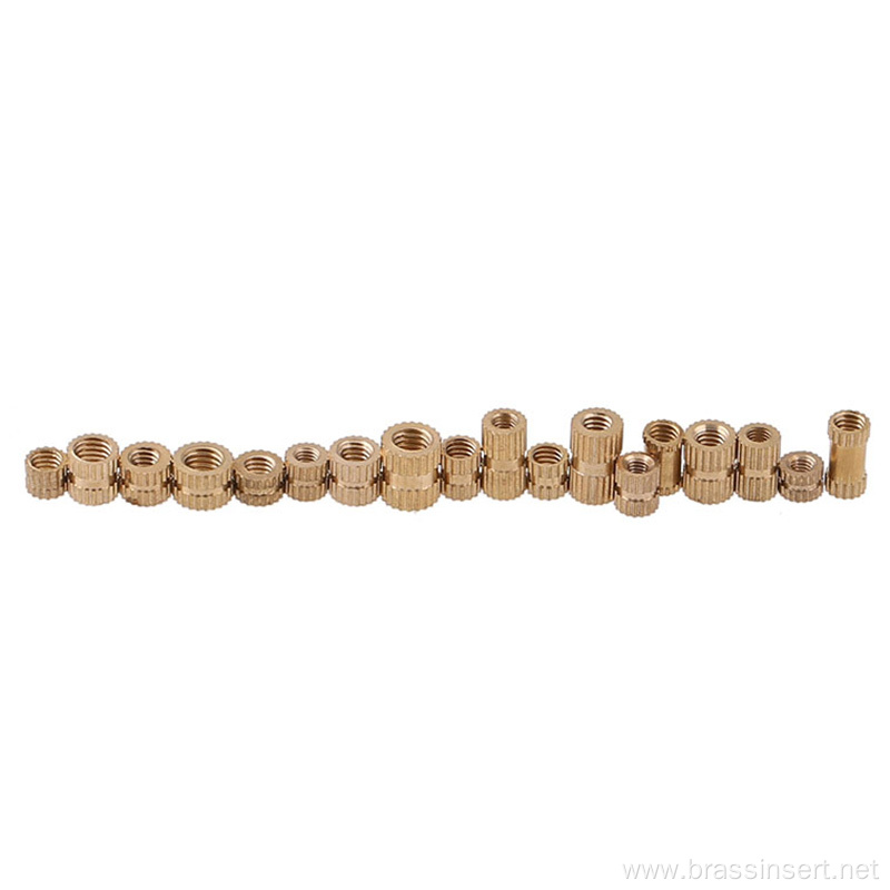 m2m3m4m5m6m8m10 Custom Brass Knurled Insert Rivet Nuts