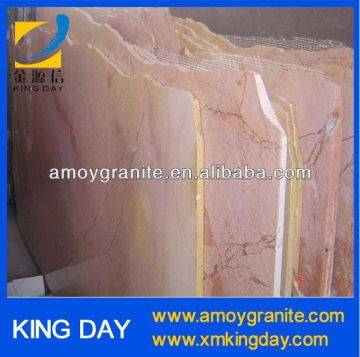 Pink marble slabs