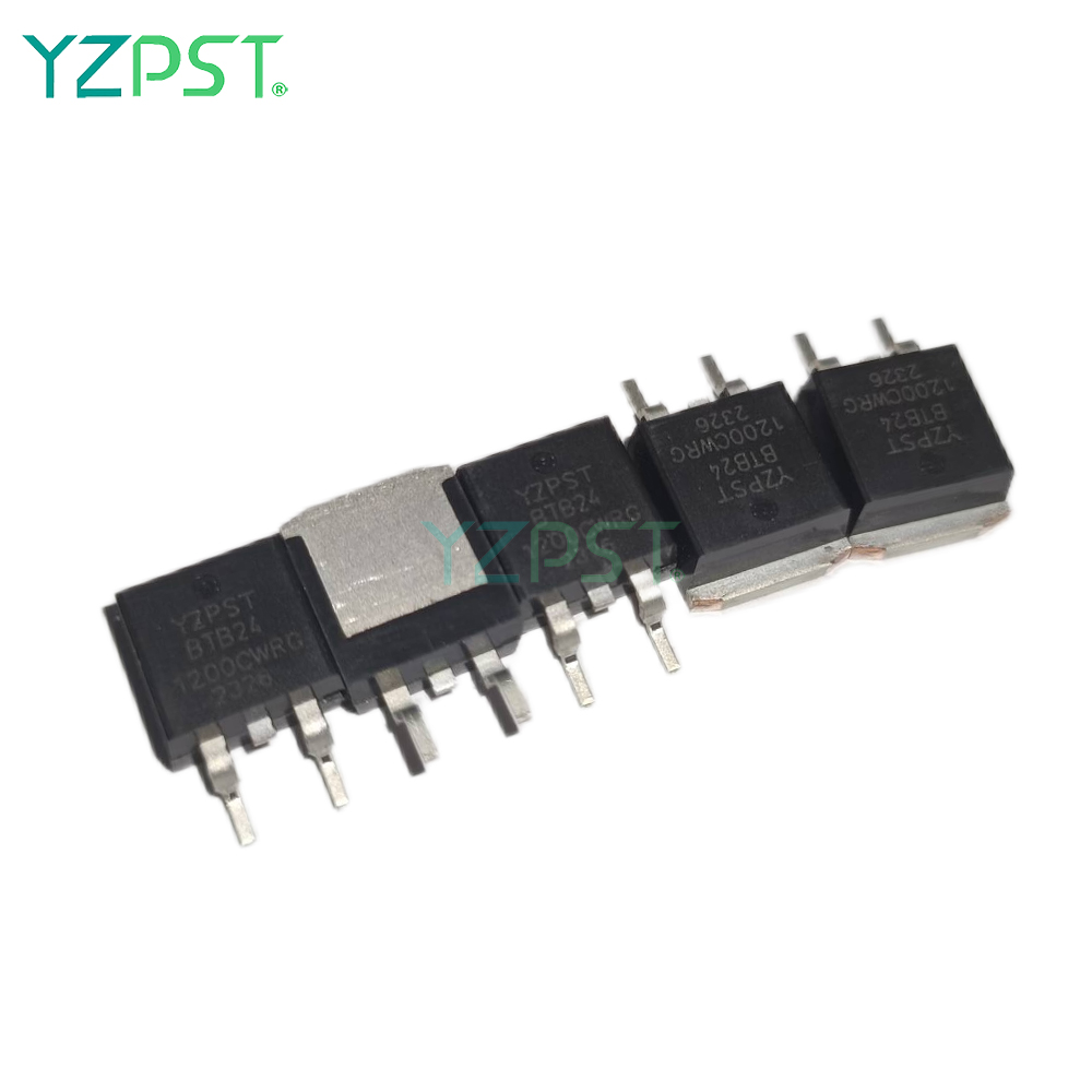 Wysoka zdolność 25A BTB24-1200WRG TO-263 1200V Triac