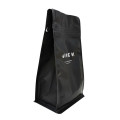 Bolsas de café compostables con valor y cremallera.