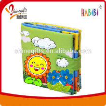 baby safe cloth book with button