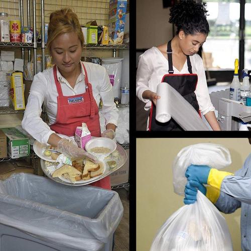 Forros de lata de lixo para embalagem de plástico resistente