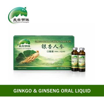 Healthy Ginkgo Ginseng Wellness Drink