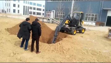 Construction Machinery Wheel Digger Wheel Excavator For Sale