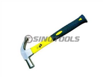 British Type Claw Hammer with Colour Plastic-Coating Hammer