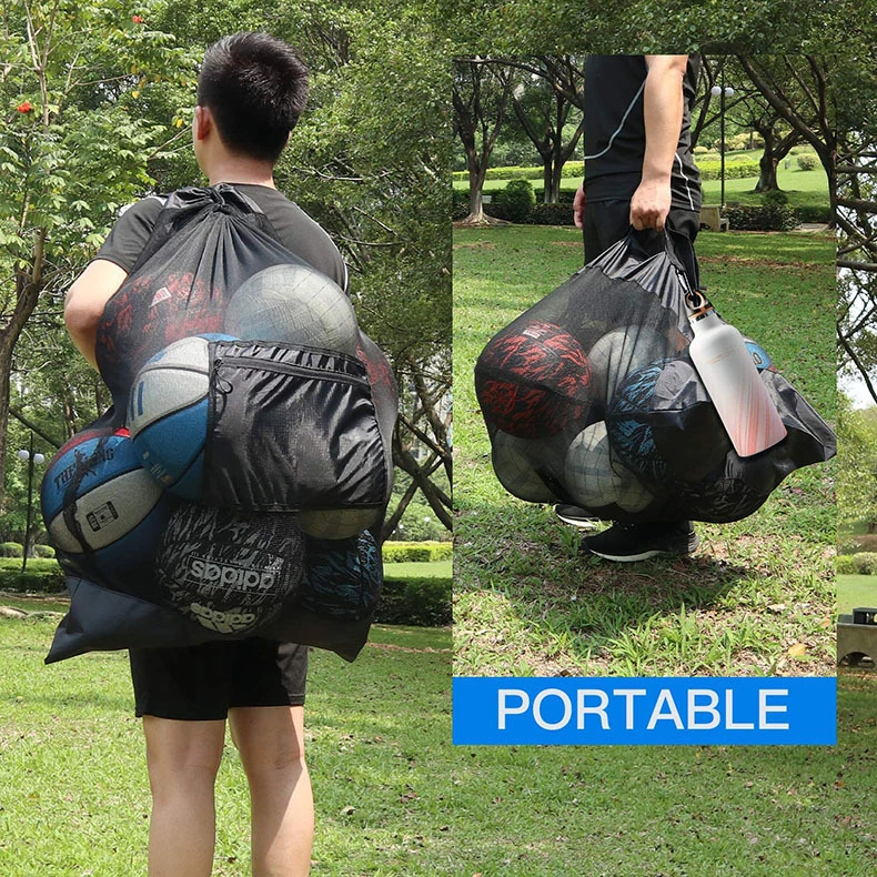 Football Storage Bag Basketball Storage Net Bag Large Capacity Ball Bag Training Sports Goods Storage Net Bag