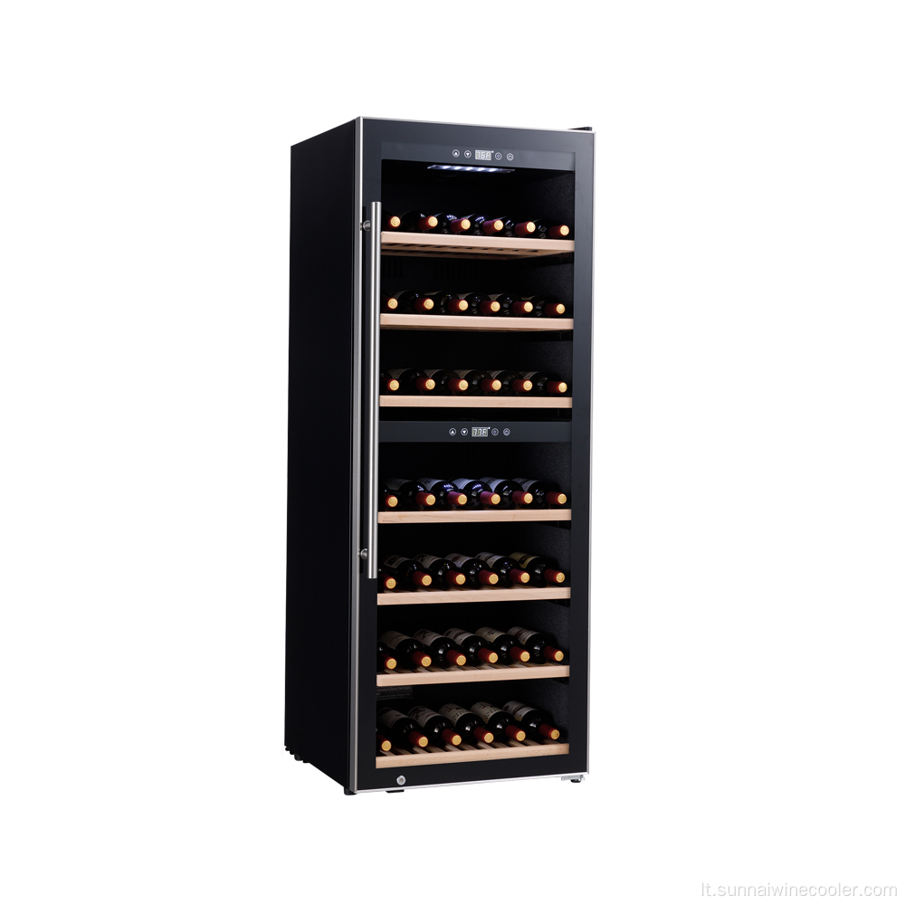 Mažos energijos suvartojimas laisvai stovintys durų vyno aušintuvo šaldytuvas