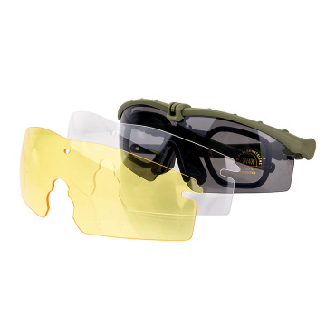 Tactical Safety Goggles Sunglasses with Prescription Insert