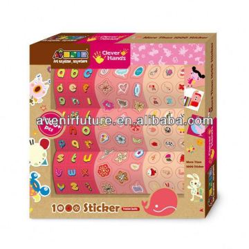 All in One More Than 1000 Stickers For Kids/Childrens - Sand Art Crafts for Kids