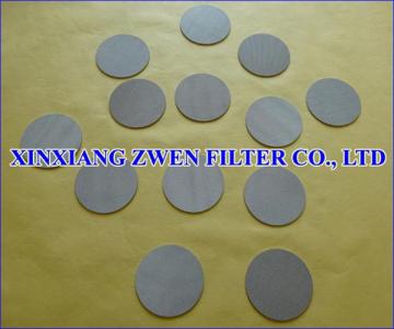 Sintered Metal Filter Disk
