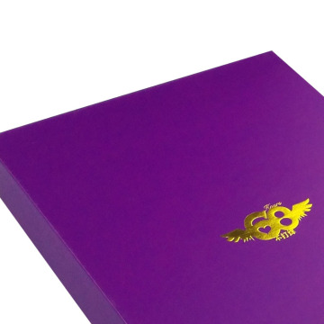 Custom Luxury Purple Handmade Paper Box