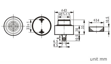 4333 piezo buzzer