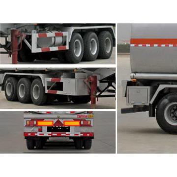 13m Tri-axle Oil Tanker Transport Semi Trailer