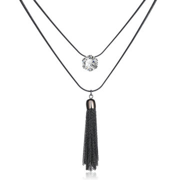 Jenia Newest Design Women Sweater Long Chain Nice Tassel Neckace