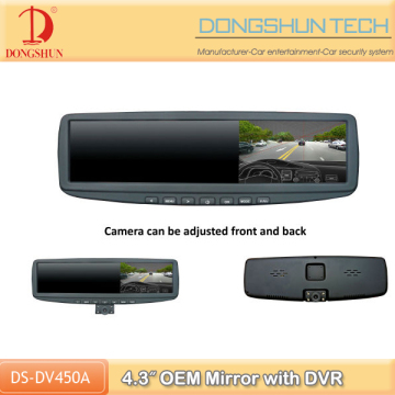 720P car rearview mirror camera dvr gps without battery