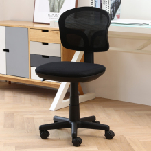 2024 Mesh Office Chair: Ergonomic, Armless, Fabric Task Chair