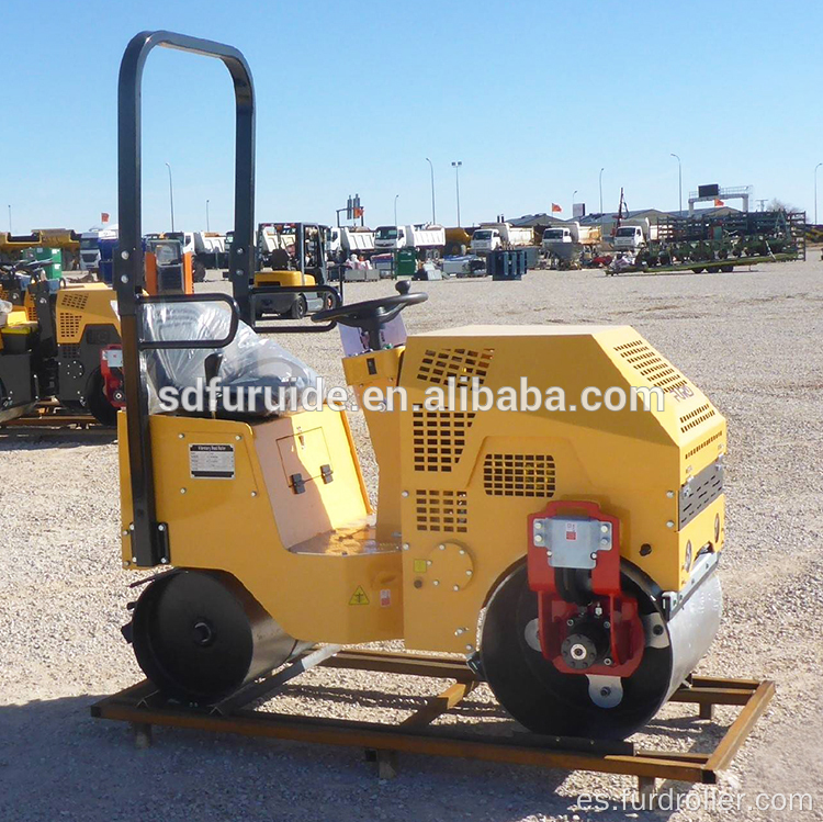 Rodillo vibratorio autopropulsado de compactación de suelo de 800 kg (FYL-860)