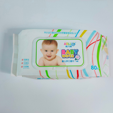 Lingettes jetables écologiques personnalisées pour bébé