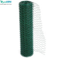 Malla de alambre de pollo hexagonal de galvanizado/PVC 25 mm de 25 mm