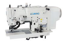 Computer direct drive flat head keyhole sewing machine