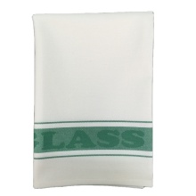 Cotton Stripe Design Tea Towel with Monogram