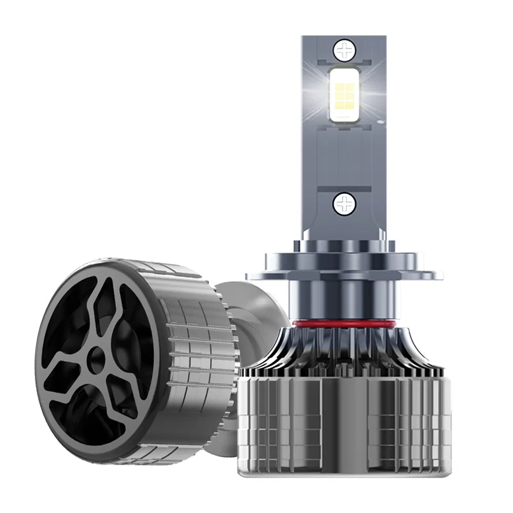 High Power 140W Car LED Headlight with Dual Copper Pipes