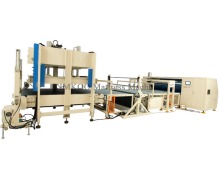 Mattress Compression fold and roll packing machine