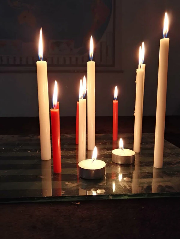 Pure Wax White Candle Used for Church