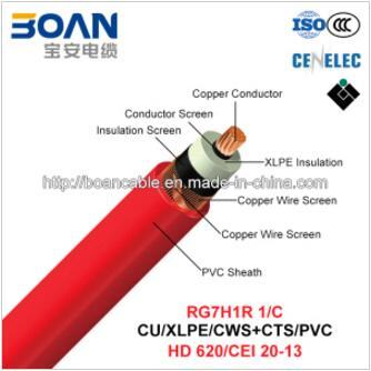 Rg7h1r, Mv Power Cable, Cu/XLPE/Cws+Cts/PVC (HD 620/CEI 20-13)