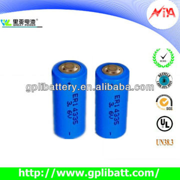 3.6v Li-SOCl2 ER14335 cells and primary batteries
