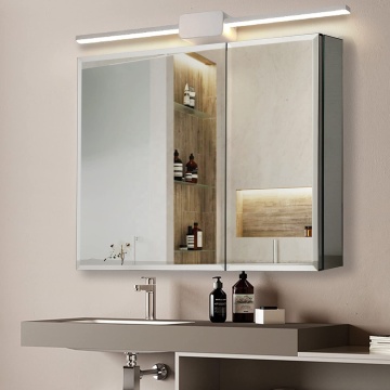 Modern Fashion Bathroom Aluminum DoubleDoor Medicine Cabinet