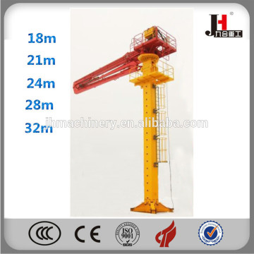 HG32 32m China best concrete placing boom/stationary concret placing boom price