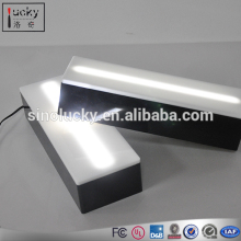 led light bases for acrylic with 5050 white strip in 12v