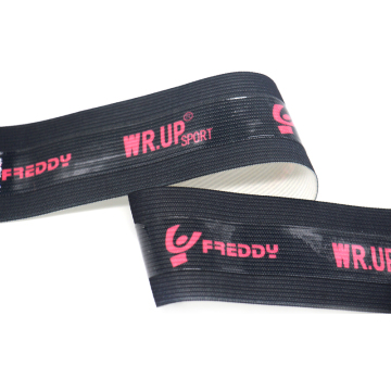 Woven Elastic with Rubber Anti-Slip Grip Webbing