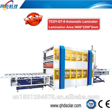 Auto solar panel assembly line laminator