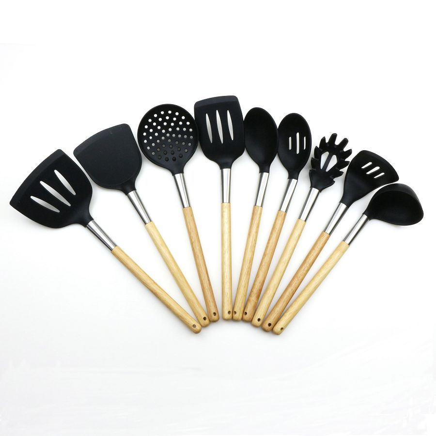 9PCS Silicone Kitchen Utensils