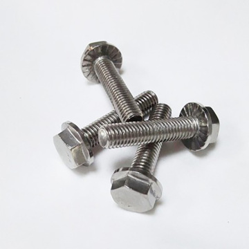 Stainless Steel Hexagon Bolts With Flange DIN6921