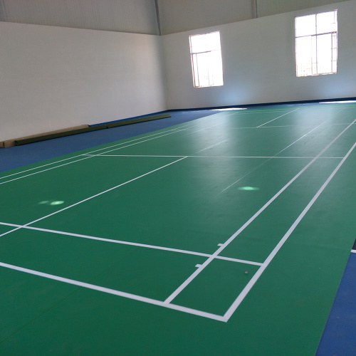 competición profesional uso cancha de bádminton de PVC