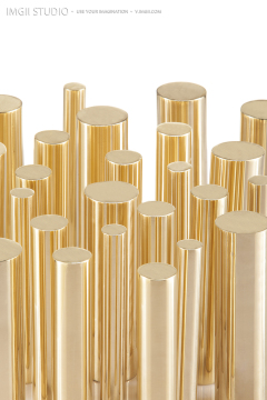 Brass shaped copper bar