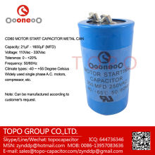 cd60 motor starting screw terminal electrolytic capacitor