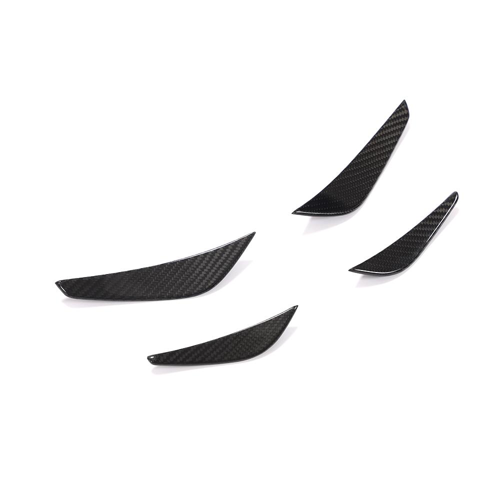 Dry Prepreg Carbon Fiber G14 G15 G16 Front Bumper Fins Canards Aprons Splitter for BMW 8 Series M850i Msport 2019 2020