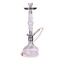 Clear Glass Hookah With Glass Bulb Stem