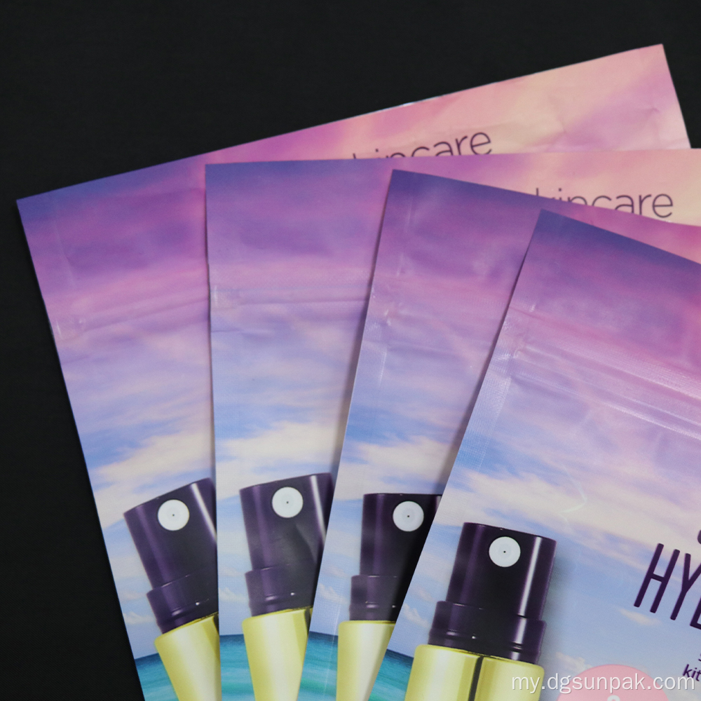 Matte Zip Lock Meetup အိတ်ကိုထုပ်ပိုးခြင်း