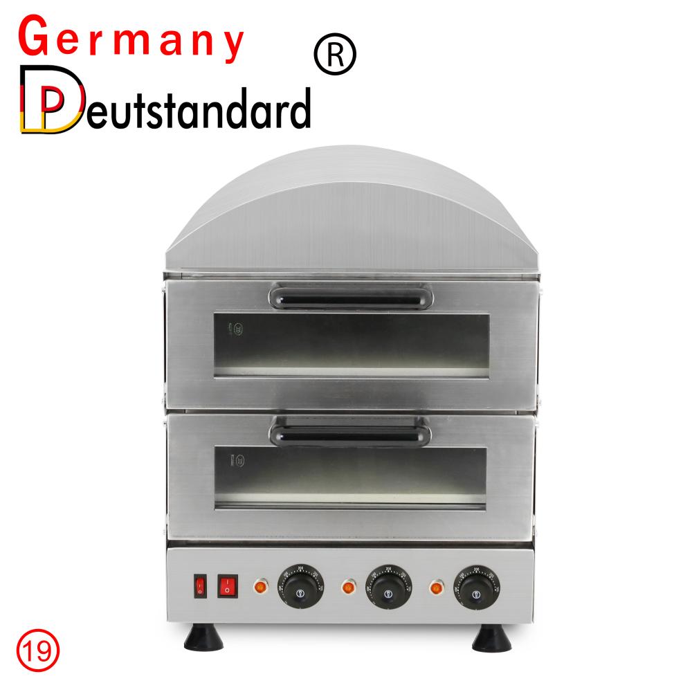 Oven Pizza Komersial Double Deck Stainless Steel