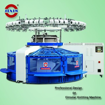 Single jersey open width knitting machine with GROZ-BECKERT needles