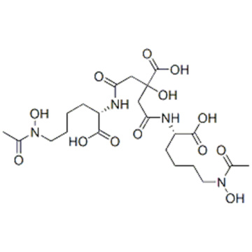 3-[[(1S)-5-(acetyl-hydroxy-amino)-1-carboxy-pentyl]carbamoyl]-2-[[(1S)-5-(acetyl-hydroxy-amino)-1-carboxy-pentyl]carbamoylmethyl]-2-hydroxy-propanoic acid
 CAS 26198-65-2